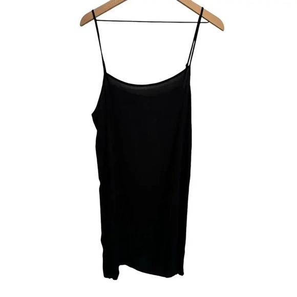 Maeve Anthropologie Sleeveless Little Black Minimalist Slip Dress NWT Size XL - Picture 2 of 7